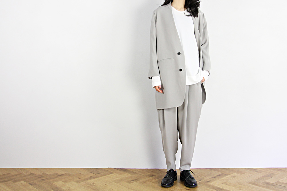NO CONTROL AIR/ノーコントロールエアー/ポリエステル サテン ダブルクロス ロングジャケット/2019ss/XS/M/ユニセックス/2色/S9-NC031JK