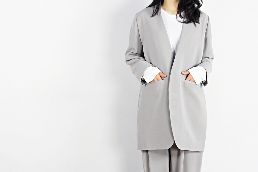 NO CONTROL AIR/ノーコントロールエアー/ポリエステル サテン ダブルクロス ロングジャケット/2019ss/XS/M/ユニセックス/2色/S9-NC031JK