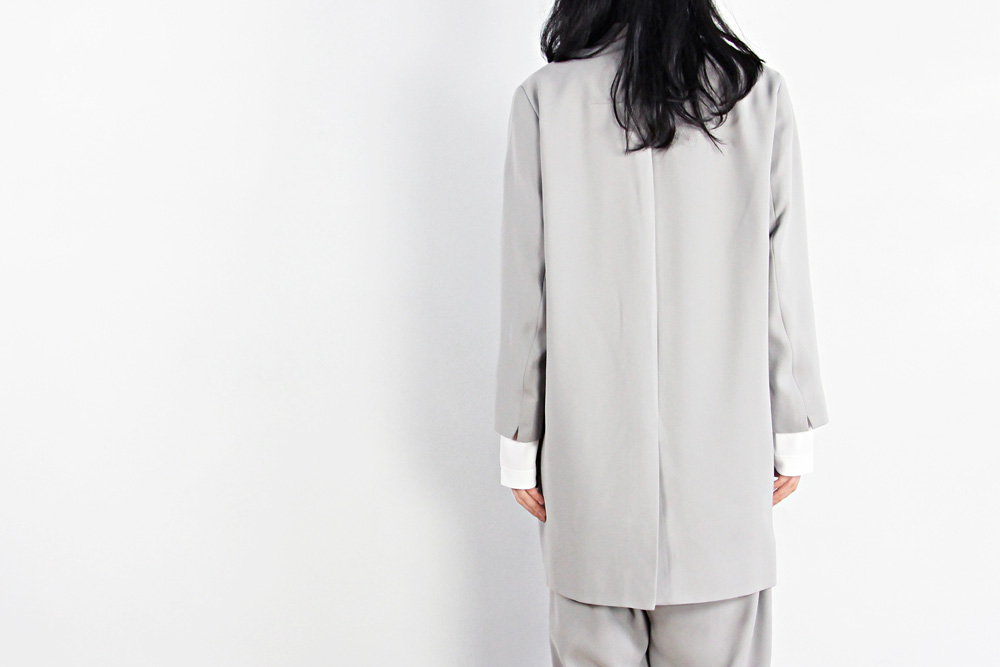 NO CONTROL AIR/ノーコントロールエアー/ポリエステル サテン ダブルクロス ロングジャケット/2019ss/XS/M/ユニセックス/2色/S9-NC031JK