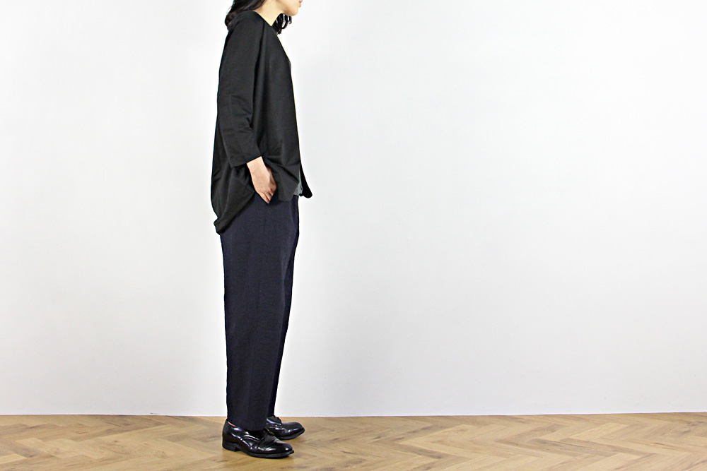 NO CONTROL AIR/ノーコントロールエアー/リヨセル クリスピー天竺カーディガン/20SS/XS/ユニセックス/トープグレー/ブラック/S0-NC082TD