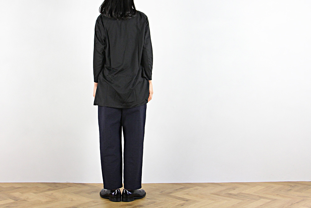 NO CONTROL AIR/ノーコントロールエアー/リヨセル クリスピー天竺カーディガン/20SS/XS/ユニセックス/トープグレー/ブラック/S0-NC082TD