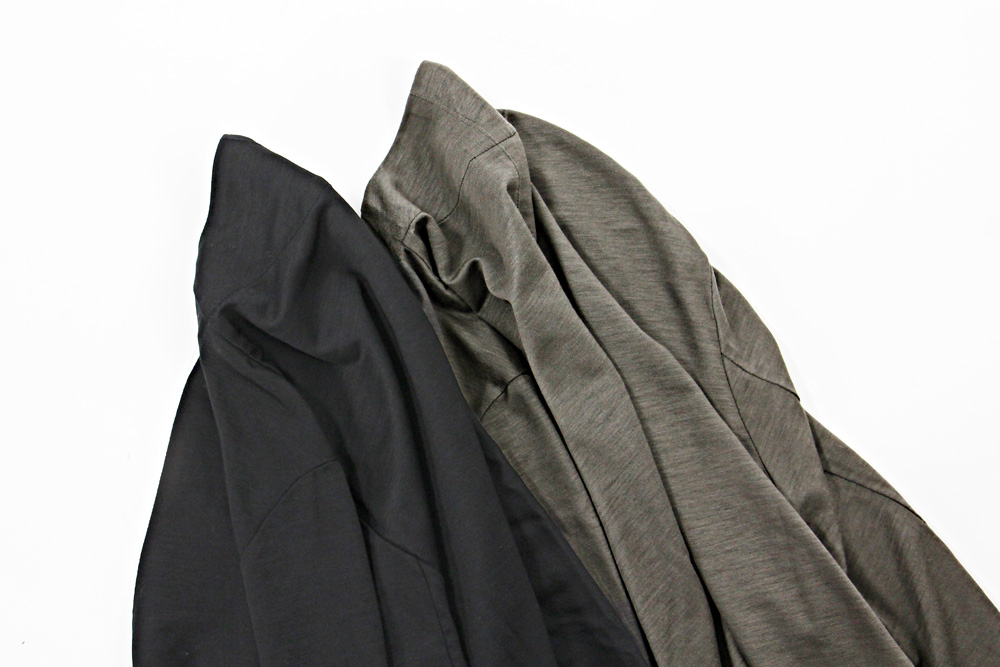 NO CONTROL AIR/ノーコントロールエアー/リヨセル クリスピー天竺カーディガン/20SS/XS/ユニセックス/トープグレー/ブラック/S0-NC082TD