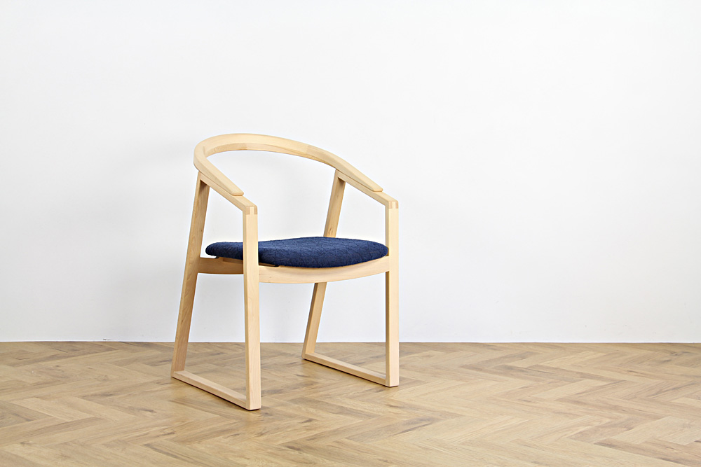 宮崎椅子製作所 / C chair (シー チェア ) / 小泉誠 / アームチェア / 背無垢 / 背革張