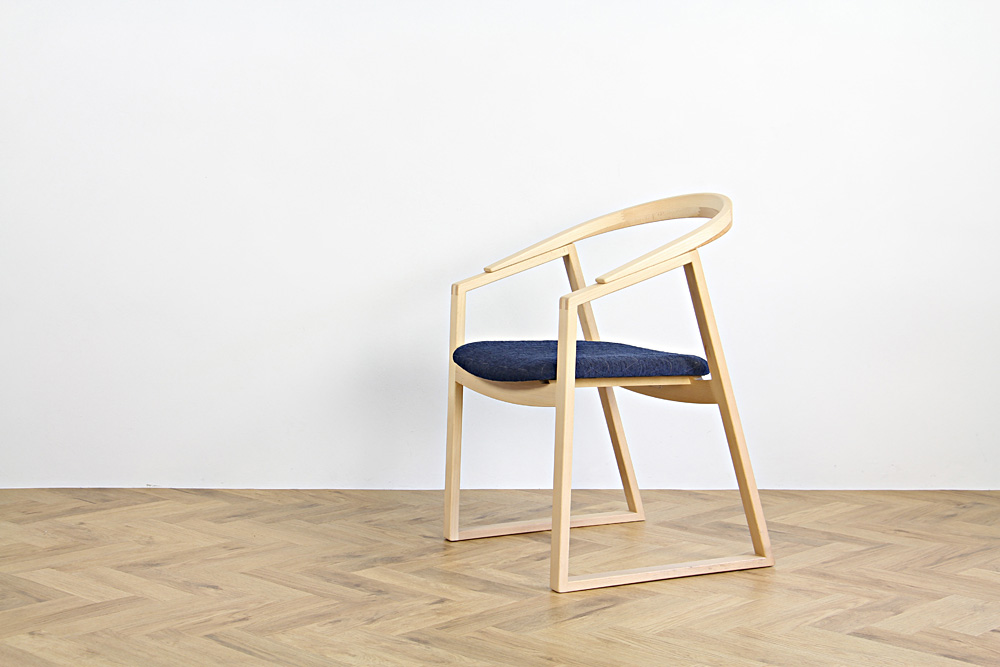 宮崎椅子製作所 / C chair (シー チェア ) / 小泉誠 / アームチェア / 背無垢 / 背革張