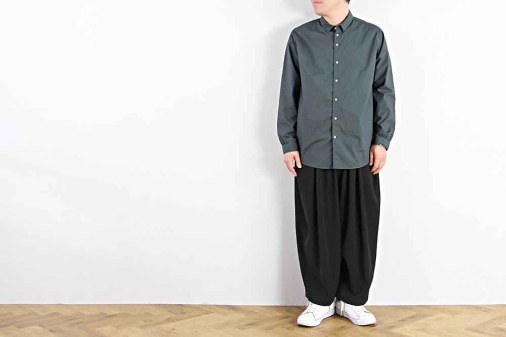 NO CONTROL AIR/ノーコントロールエアー/コンパクトコットン ライトタイプライター シャツ/2019ss/46/メンズ/S9-NC015SF