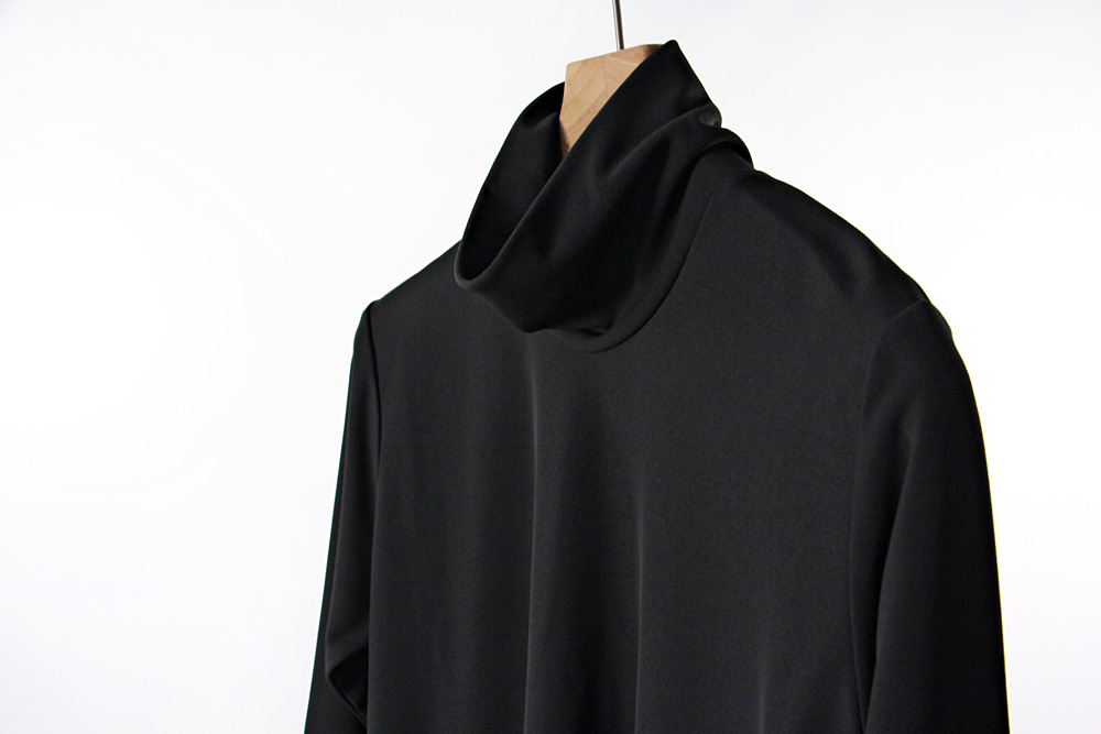 NO CONTROL AIR/ノーコントロールエアー/トリアセテート ソフトダンボールニット タートルネックカットソー/2018aw/XS/ユニセックス/2色