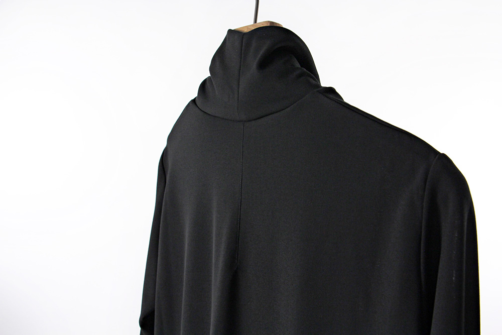 NO CONTROL AIR/ノーコントロールエアー/トリアセテート ソフトダンボールニット タートルネックカットソー/2018aw/XS/ユニセックス/2色