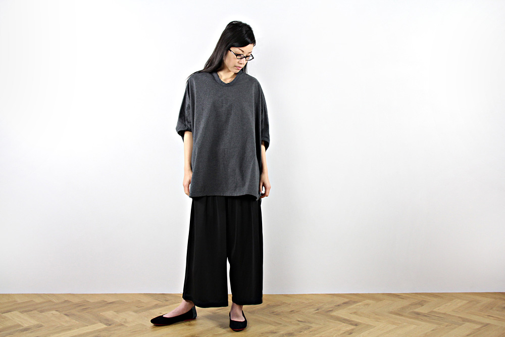 FIRMUM/フィルマム/ボルテックス コットン 高密度天竺 ドルマン5分袖Tシャツ/XS/レディース/2色/S7-F125T