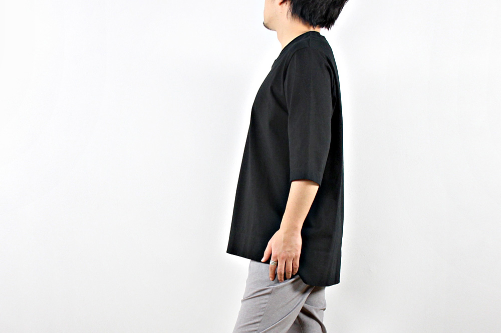 FIRMUM/フィルマム/ボルテックス コットン 高密度天竺 5分袖Tシャツ/M/ユニセックス/2色/S7-F122T