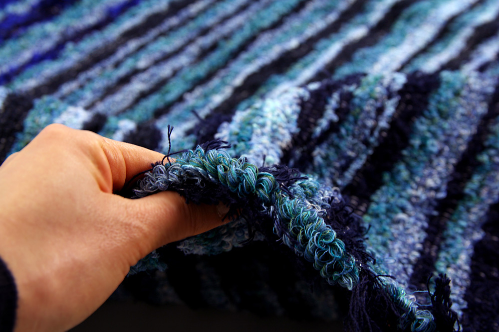 JARAPA RUG・CLASIKO / MARINE BLUE(マリンブルー) 170×240 JARAPA RUG・CLASIKO/ハラパラグ/ラグ/マット/洗濯可能商品/取扱店