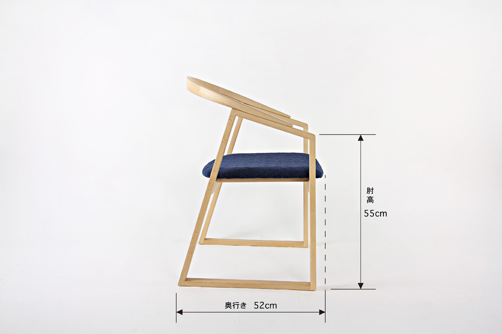 宮崎椅子製作所 / C chair (シー チェア ) / 小泉誠 / アームチェア / 背無垢 / 背革張