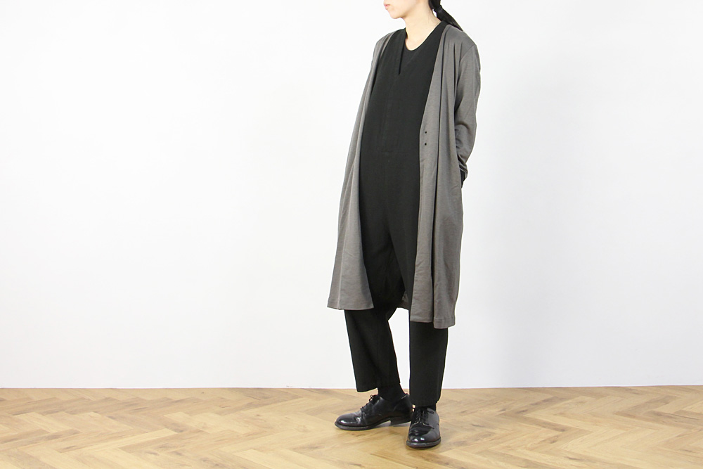 NO CONTROL AIR/ノーコントロールエアー/塩縮 コットン プリペラ オールインワン/20SS/38/レディース/ブラック/S0-NC034OO