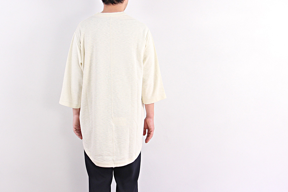 FIRMUM/フィルマム/スラブコットン糸サーフニット7分袖Tシャツ/2019ss/M/ユニセックス/S9-FR072T6