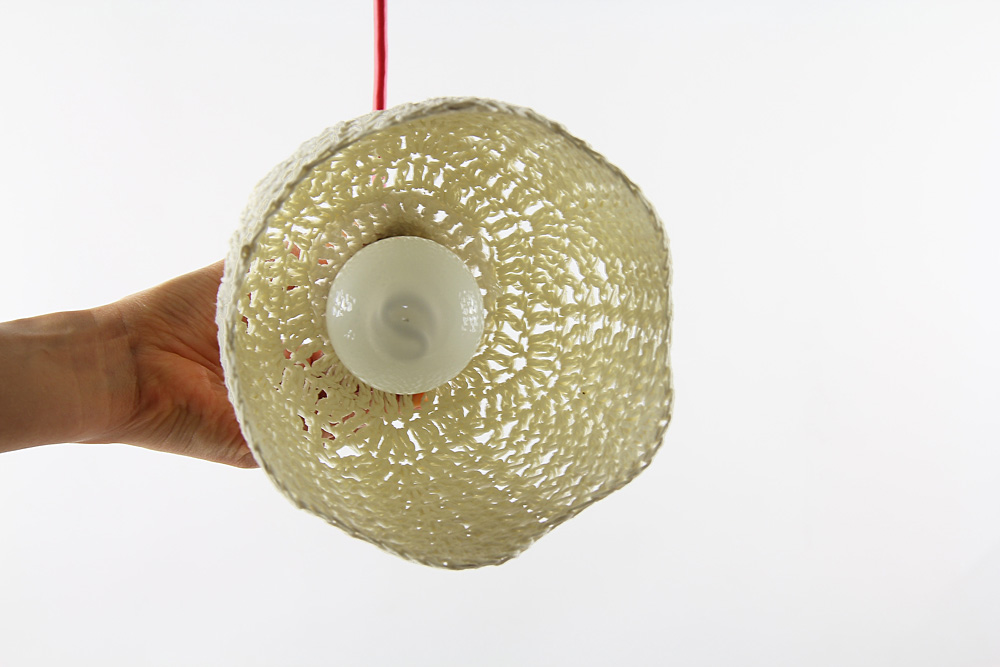 Electricwig / エレクトリックウィグ / Knitted Lampshade (ニッテッド ランプシェード) / 手編みのランプシェード(棒針)
