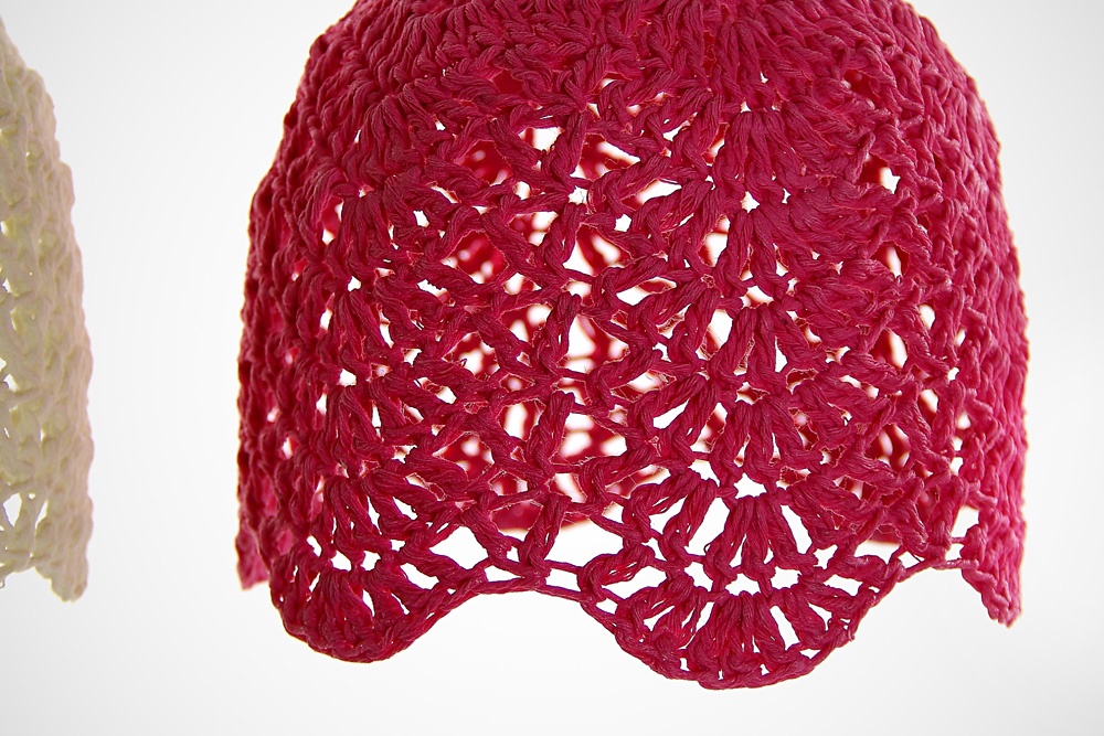 Electricwig / エレクトリックウィグ / Knitted Lampshade (ニッテッド ランプシェード) / 手編みのランプシェード(棒針)