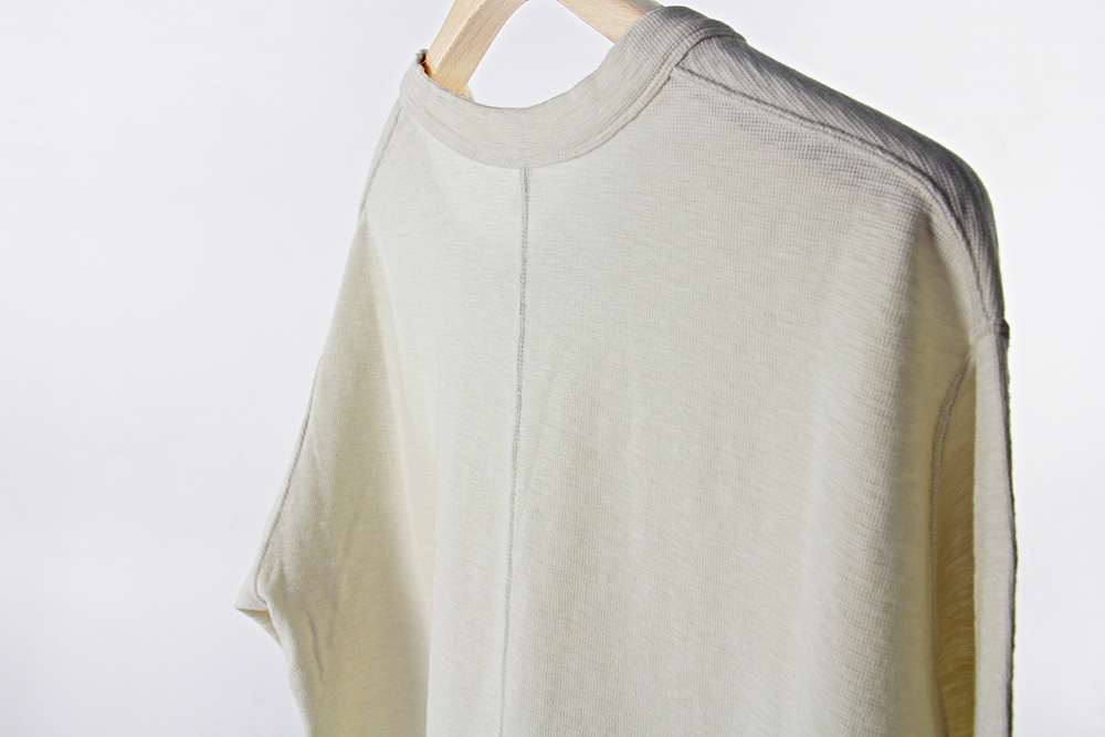 FIRMUM/フィルマム/スラブコットン糸サーフニット7分袖Tシャツ/2019ss/M/ユニセックス/S9-FR072T6