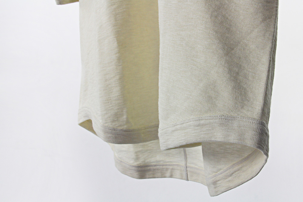 FIRMUM/フィルマム/スラブコットン糸サーフニット7分袖Tシャツ/2019ss/M/ユニセックス/S9-FR072T6