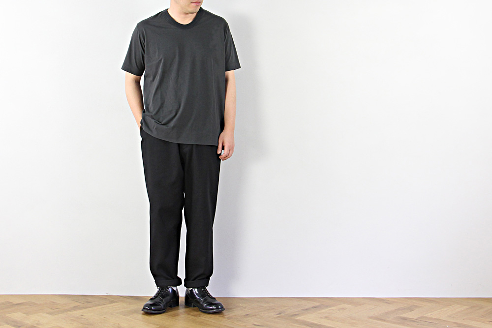 FIRMUM/フィルマム/ポリエステル&コットン ローカウント糸 ホップサックパンツ/XS/M/ユニセックス/バニラ/ブラック/S0-FR032PF