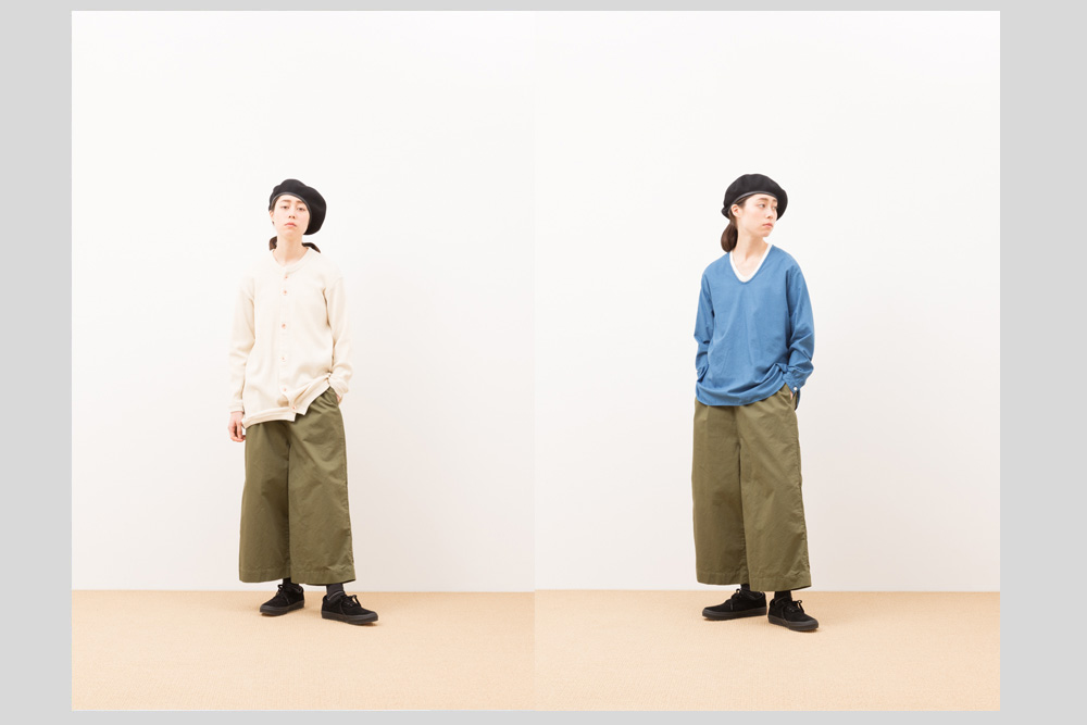 FIRMUM/フィルマム/コットン ドビーコード 微起毛 ワイドパンツ/XS/ユニセックス/A7-F133PF