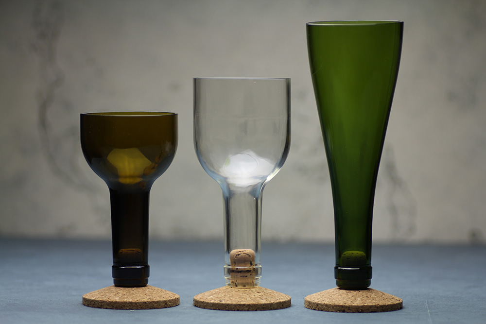 L'enverre Glass (さかさまワインボトルグラス) ワイン