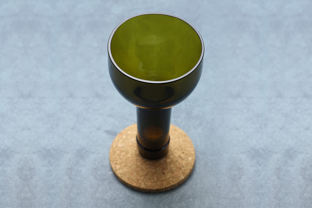 L'enverre Glass (さかさまワインボトルグラス) ワイン