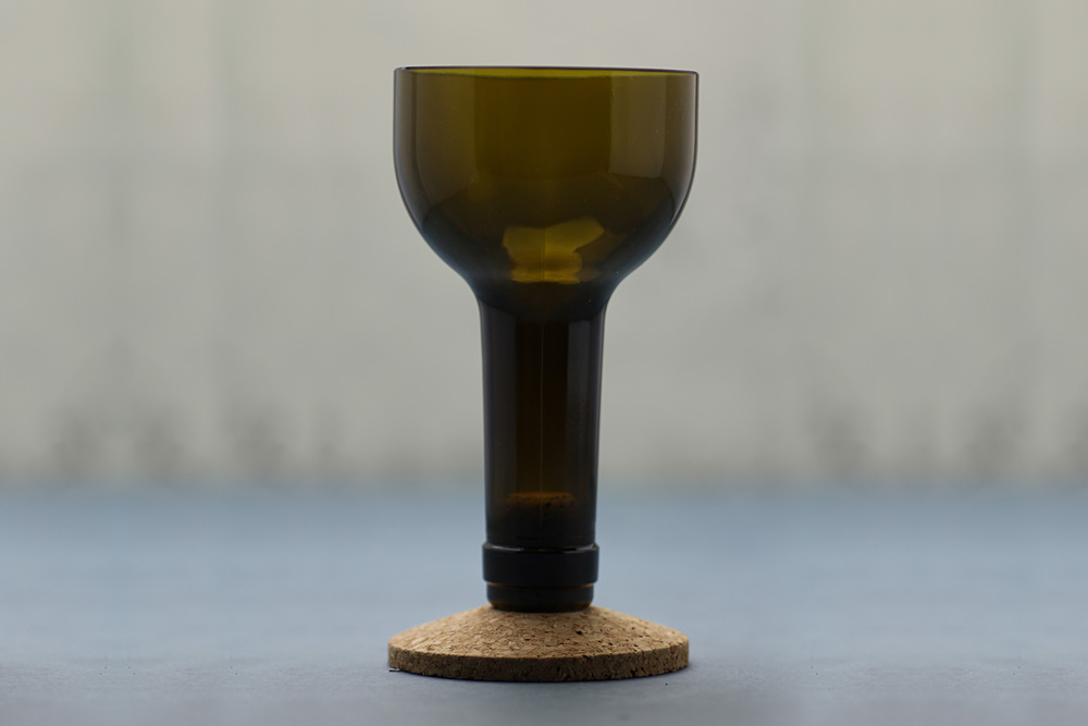 L'enverre Glass (さかさまワインボトルグラス) ワイン