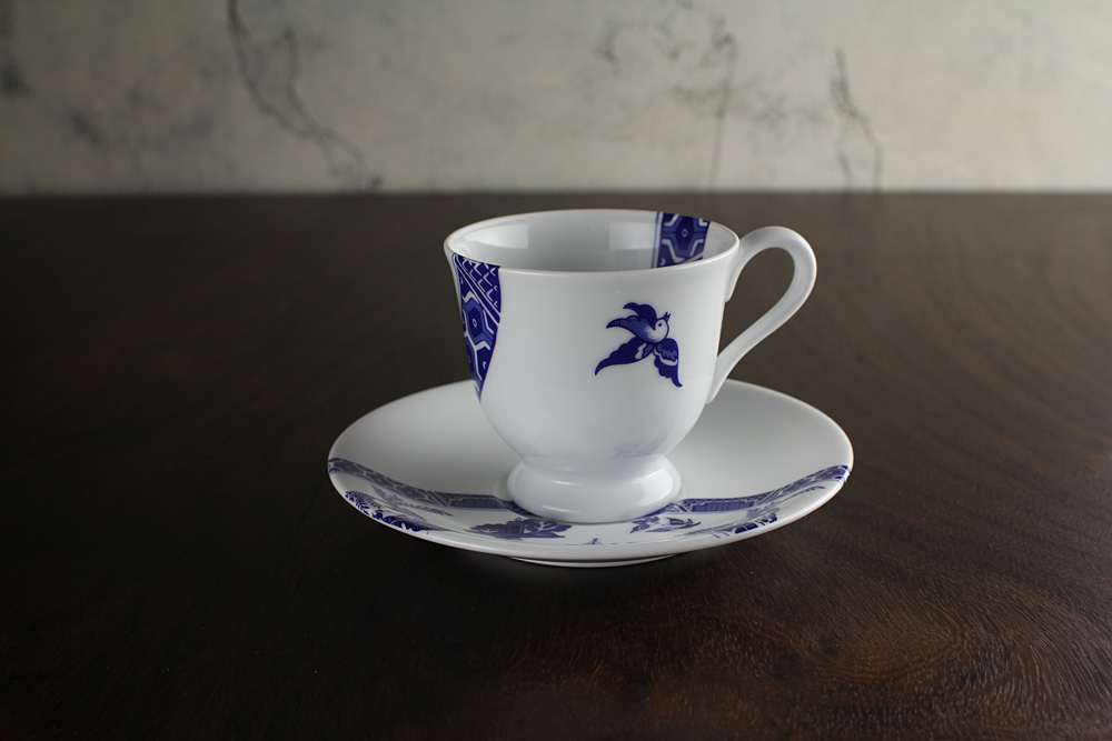 Chinese Whisper Cup & Saucer