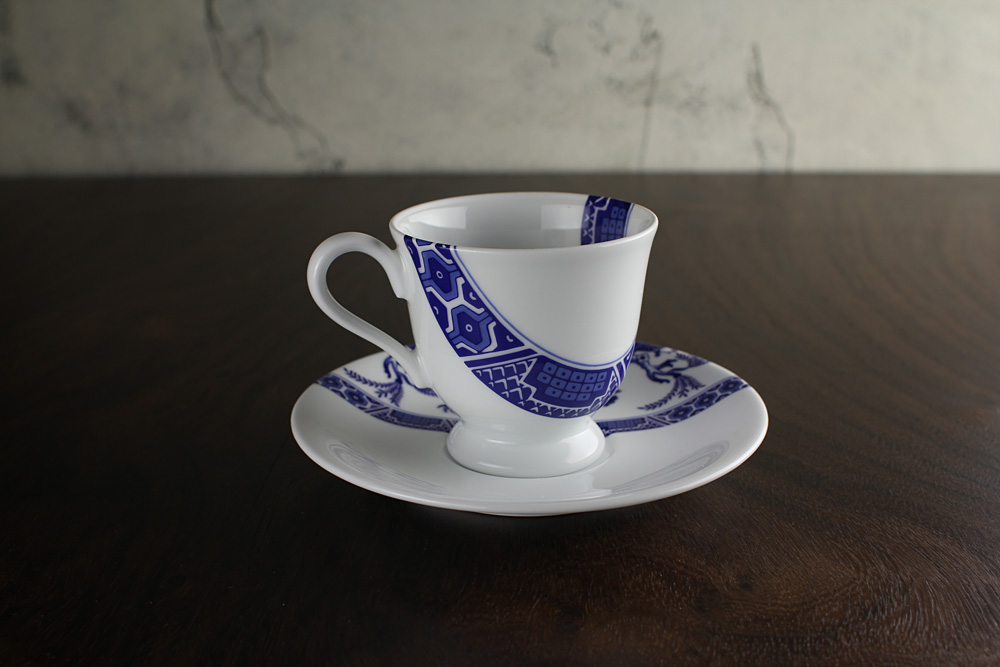 Chinese Whisper Cup & Saucer