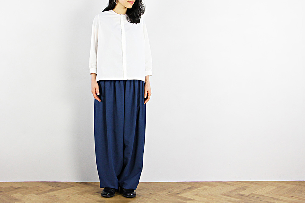 NO CONTROL AIR/ノーコントロールエアー/アセテート&ポリエステル ドビー ブッチャー ワイドパンツ/2019ss/XS/M/ユニセックス/2色/S9-NC133PF