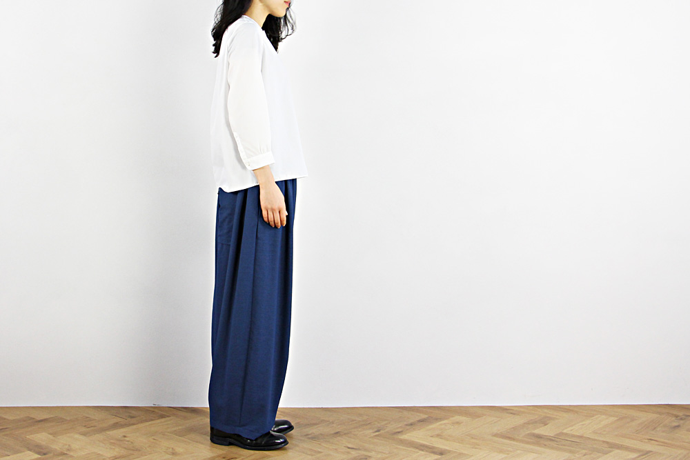 NO CONTROL AIR/ノーコントロールエアー/アセテート&ポリエステル ドビー ブッチャー ワイドパンツ/2019ss/XS/M/ユニセックス/2色/S9-NC133PF