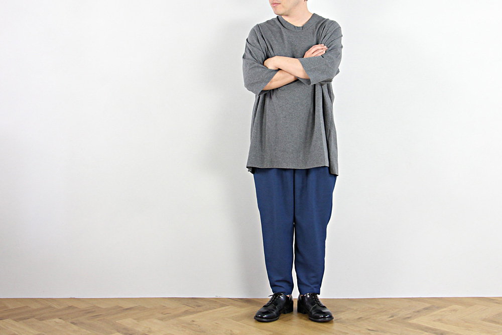 NO CONTROL AIR/ノーコントロールエアー/アセテート&ポリエステル ドビー ブッチャー テーパードパンツ/2019ss/S/M/ユニセックス/2色/S9-NC132PF