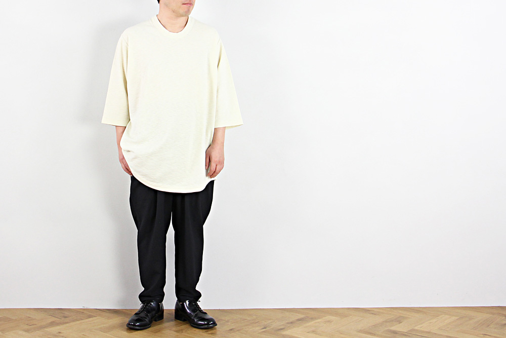 NO CONTROL AIR/ノーコントロールエアー/アセテート&ポリエステル ドビー ブッチャー テーパードパンツ/2019ss/S/M/ユニセックス/2色/S9-NC132PF