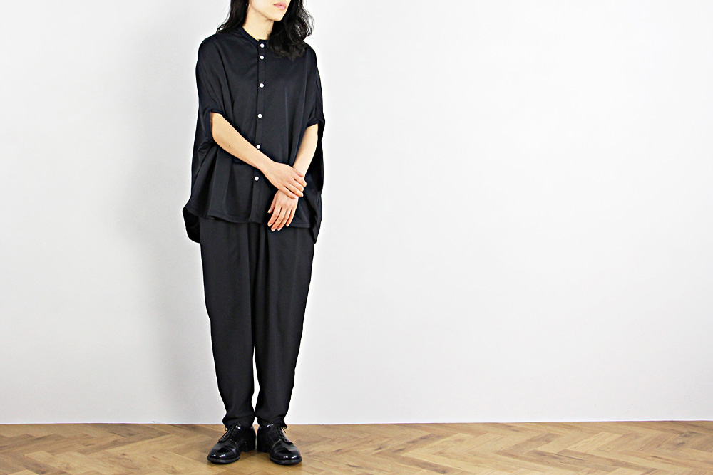 NO CONTROL AIR/ノーコントロールエアー/アセテート&ポリエステル ドビー ブッチャー テーパードパンツ/2019ss/S/M/ユニセックス/2色/S9-NC132PF