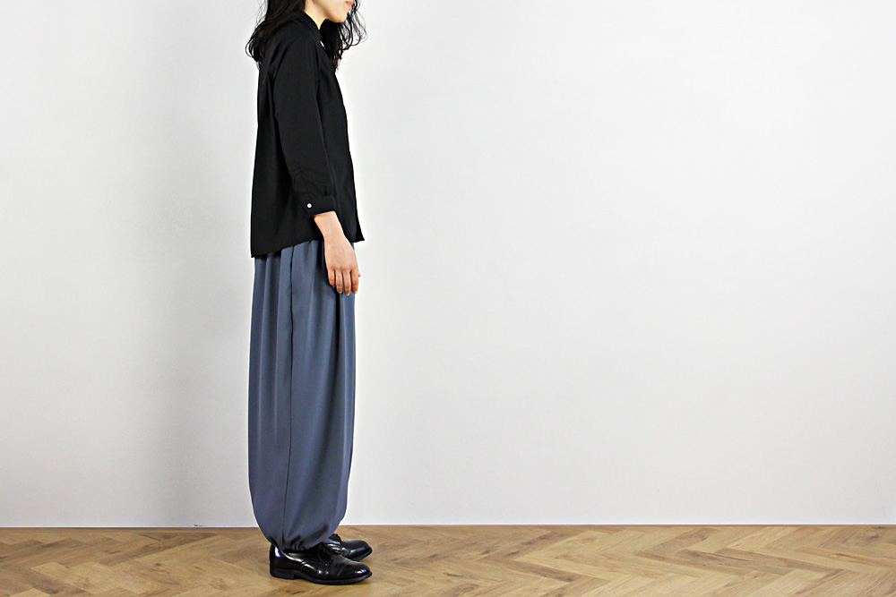 NO CONTROL AIR/ノーコントロールエアー/TC メランジバチスト 7分袖シャツ/2019ss/38/レディース/S9-NC061SF