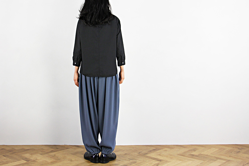 NO CONTROL AIR/ノーコントロールエアー/TC メランジバチスト 7分袖シャツ/2019ss/38/レディース/S9-NC061SF