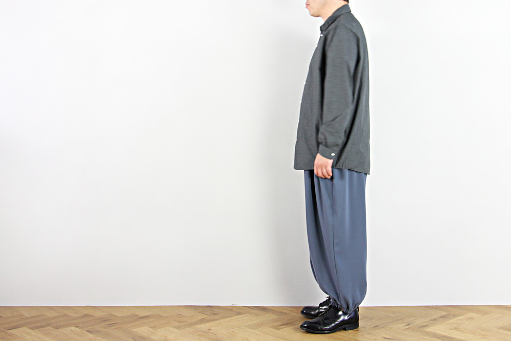 NO CONTROL AIR/ノーコントロールエアー/TC メランジバチスト 長袖シャツ/2019ss/46/メンズ/2色/S9-NC064SF