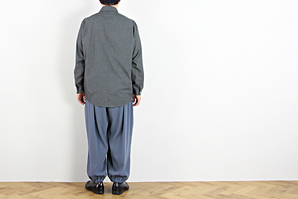NO CONTROL AIR/ノーコントロールエアー/TC メランジバチスト 長袖シャツ/2019ss/46/メンズ/2色/S9-NC064SF