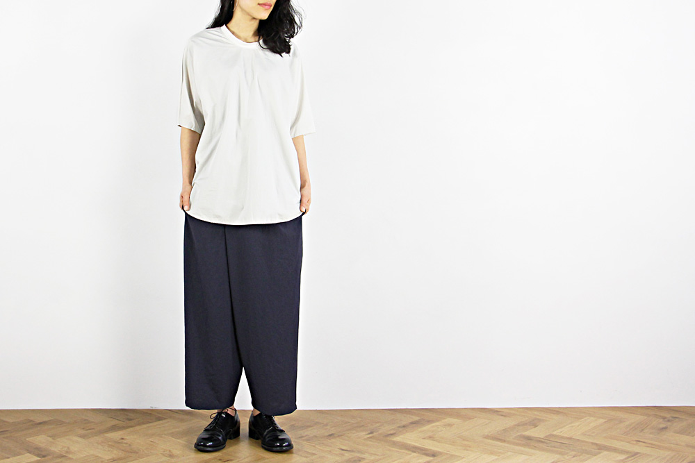 NO CONTROL AIR/ノーコントロールエアー/追撚ポリエステルツイル ウォッシュライク加工 フロントラップパンツ/2019ss/XS/ユニセックス/S9-NC186PF