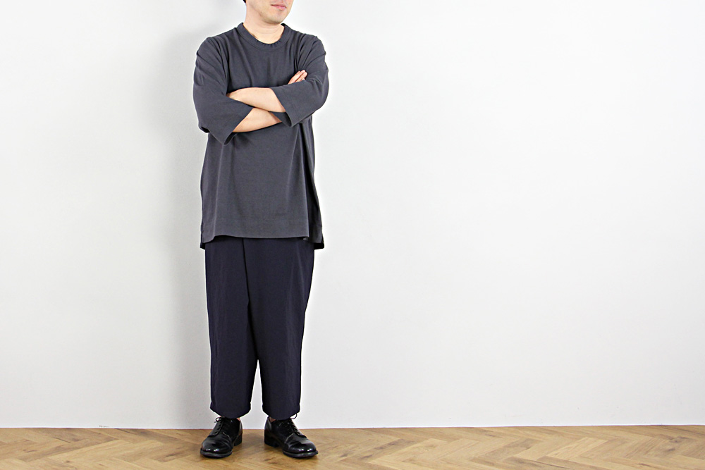 NO CONTROL AIR/ノーコントロールエアー/追撚ポリエステルツイル ウォッシュライク加工 フロントラップパンツ/2019ss/XS/ユニセックス/S9-NC186PF