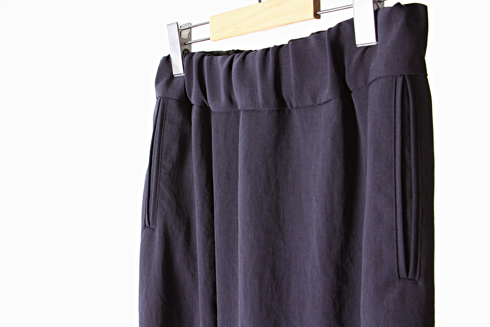 NO CONTROL AIR/ノーコントロールエアー/追撚ポリエステルツイル ウォッシュライク加工 フロントラップパンツ/2019ss/XS/ユニセックス/S9-NC186PF