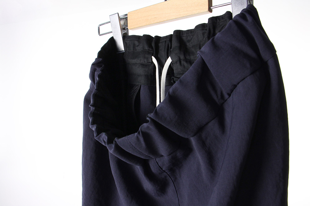NO CONTROL AIR/ノーコントロールエアー/追撚ポリエステルツイル ウォッシュライク加工 フロントラップパンツ/2019ss/XS/ユニセックス/S9-NC186PF
