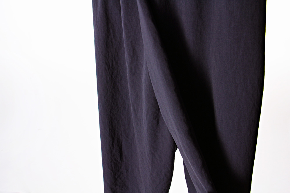 NO CONTROL AIR/ノーコントロールエアー/追撚ポリエステルツイル ウォッシュライク加工 フロントラップパンツ/2019ss/XS/ユニセックス/S9-NC186PF