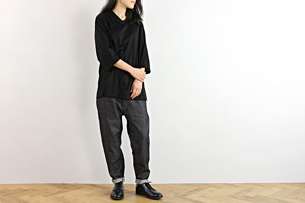 NO CONTROL AIR/ノーコントロールエアー/メニ―タイムスシルケット&バイオ天竺 6分袖Tシャツ/2019ss/M/ ユニセックス/S9-NC211T6