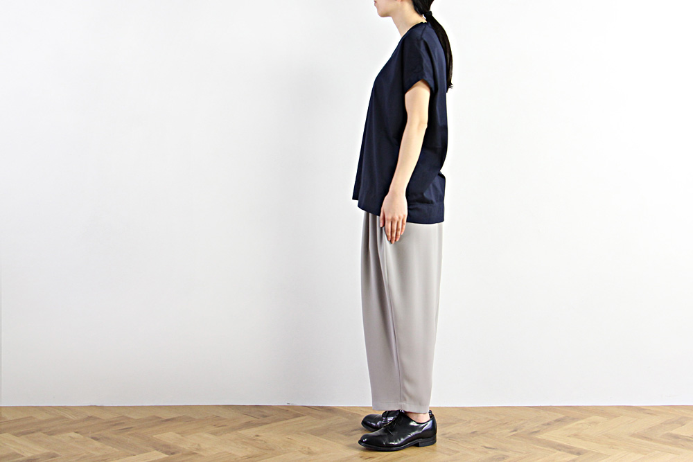 NO CONTROL AIR/ノーコントロールエアー/メニ―タイムスシルケット&バイオ天竺 フレンチスリーブTシャツ/2019ss/38/レディース/2色/S9-NC213T0