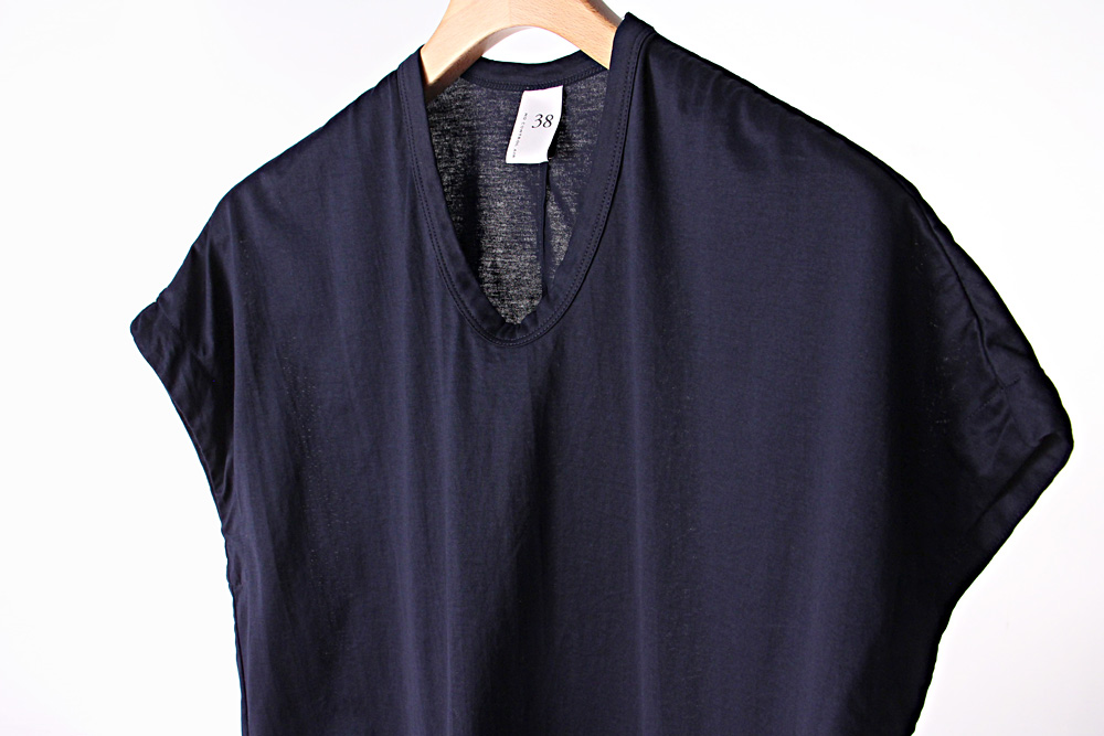 NO CONTROL AIR/ノーコントロールエアー/メニ―タイムスシルケット&バイオ天竺 フレンチスリーブTシャツ/2019ss/38/レディース/2色/S9-NC213T0