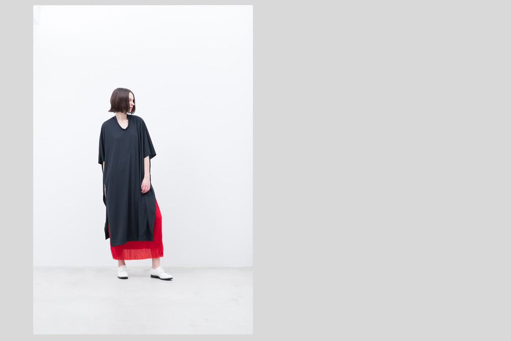 NO CONTROL AIR/ノーコントロールエアー/ポリエステル スパン天竺 サイドスリットロング丈チュニック/2019ss/38/レディース/S9-NC192T0