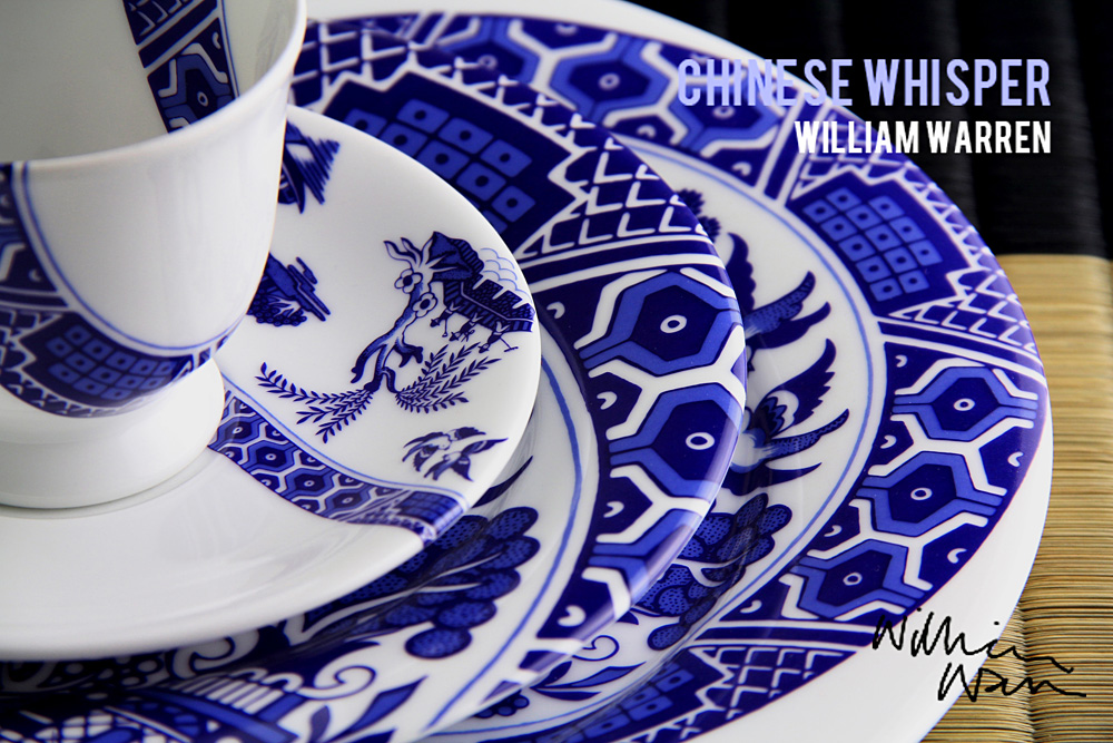Chinese Whisper Cup & Saucer