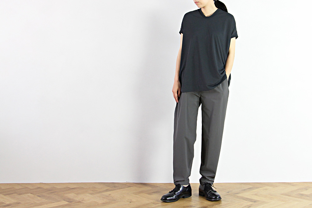 NO CONTROL AIR/ノーコントロールエアー/ポリエステル スパン天竺 フレンチスリーブカットソー/2019ss/38/レディース/S9-NC197T0