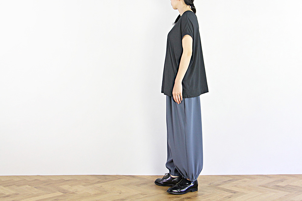 NO CONTROL AIR/ノーコントロールエアー/ポリエステル スパン天竺 フレンチスリーブカットソー/2019ss/38/レディース/S9-NC197T0