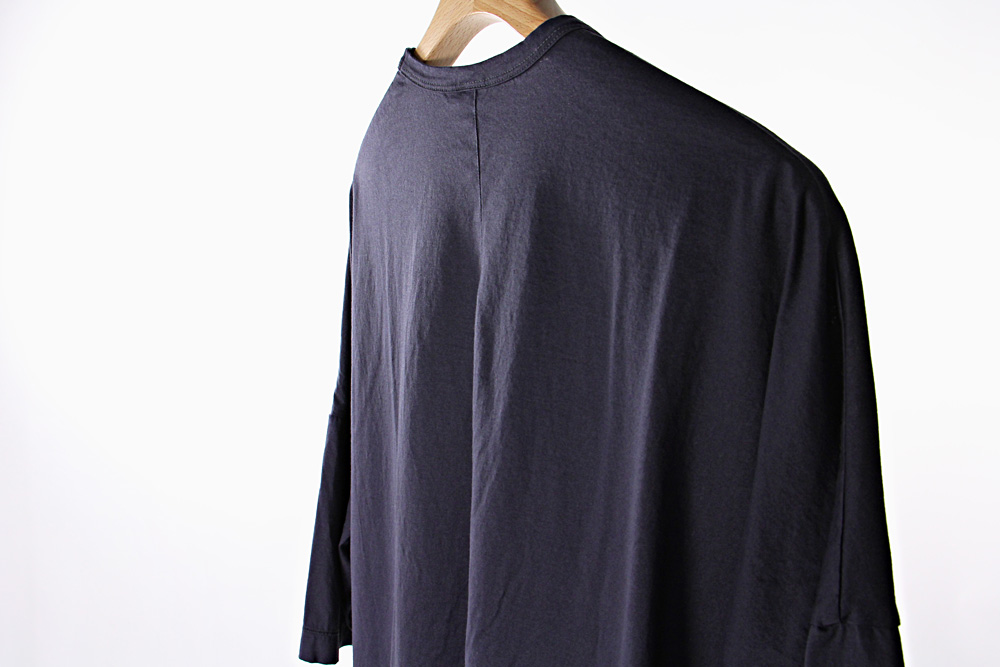 NO CONTROL AIR/ノーコントロールエアー/メニータイムスシルケット&バイオ天竺Tシャツ/20SS/S/M/ユニセックス/アイアンブルー/ブラック/S0-NC132T6